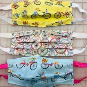 Four Fabric Face Masks (4)